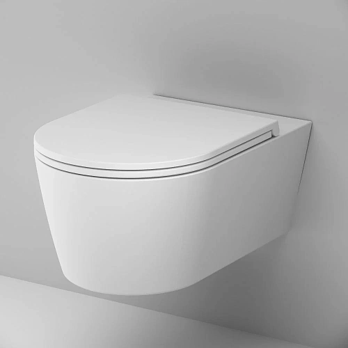 Унитаз подвесной AM.PM Func C8F1701MWSC FlashClean с сиденьем микролифт, белый матовый Унитаз подвесной AM.PM Func C8F1701MWSC FlashClean с сиденьем микролифт, белый матовый
