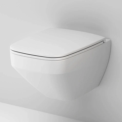 Унитаз подвесной AM.PM Inspire V2.0 C50A1700MWSC FlashClean с сиденьем микролифт, белый матовый Унитаз подвесной AM.PM Inspire V2.0 C50A1700MWSC FlashClean с сиденьем микролифт, белый матовый