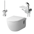 Унитаз подвесной AM.PM Like CK80H0103W с сиденьем в наборе с гигиеническим душем Унитаз подвесной AM.PM Like CK80H0103W с сиденьем в наборе с гигиеническим душем