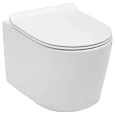 Унитаз подвесной Aquanet Rimless Atago-W BL-104N-WHT с сиденьем Унитаз подвесной Aquanet Rimless Atago-W BL-104N-WHT с сиденьем