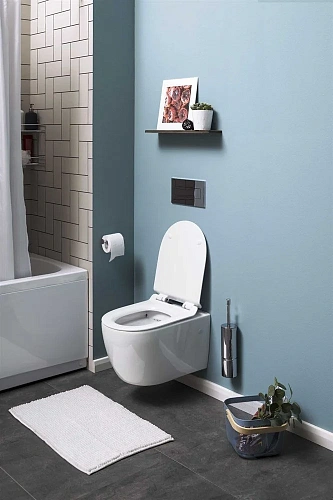 Унитаз подвесной Aquanet Rimless Cetus W Short LX-1900 с сиденьем Унитаз подвесной Aquanet Rimless Cetus W Short LX-1900 с сиденьем