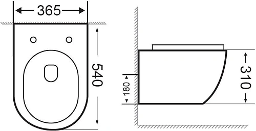 Унитаз подвесной Aquanet Rimless Cetus-W BL-102N-WHT CETUS-W с сиденьем Унитаз подвесной Aquanet Rimless Cetus-W BL-102N-WHT CETUS-W с сиденьем