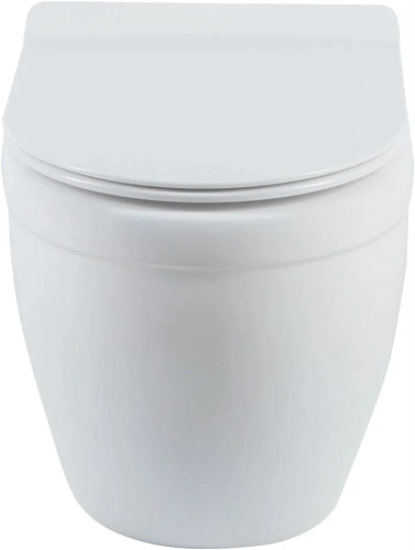 Унитаз подвесной Aquanet Rimless Glide-W CL-11042 с сиденьем Унитаз подвесной Aquanet Rimless Glide-W CL-11042 с сиденьем