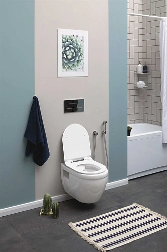 Унитаз подвесной Aquanet Rimless Glide-W CL-11042 с сиденьем Унитаз подвесной Aquanet Rimless Glide-W CL-11042 с сиденьем