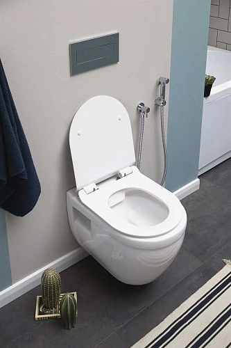 Унитаз подвесной Aquanet Rimless Glide-W CL-11042 с сиденьем Унитаз подвесной Aquanet Rimless Glide-W CL-11042 с сиденьем