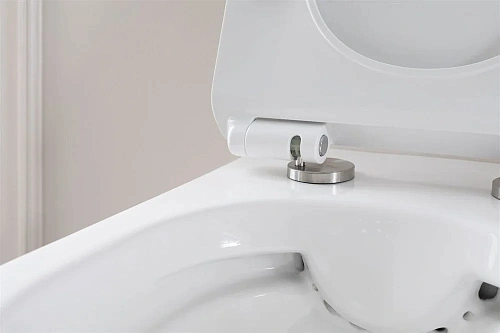 Унитаз подвесной Aquanet Rimless Roll-W CL-12249D с сиденьем Унитаз подвесной Aquanet Rimless Roll-W CL-12249D с сиденьем