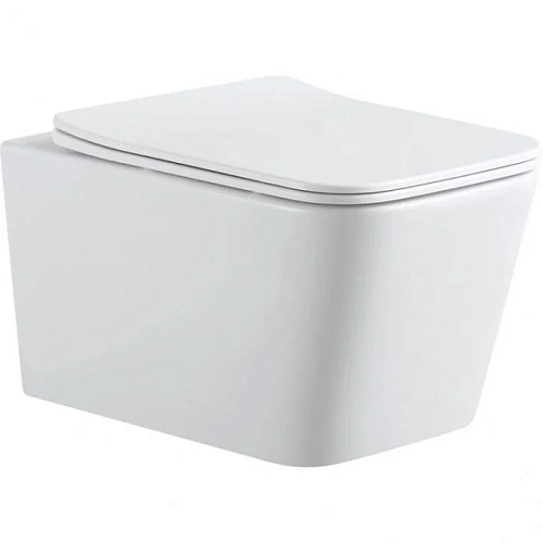 Унитаз подвесной Aquanet Rimless Tavr 2.0 W LX-1907 с сиденьем Унитаз подвесной Aquanet Rimless Tavr 2.0 W LX-1907 с сиденьем