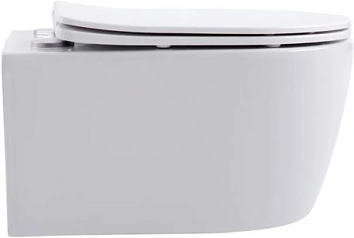 Унитаз подвесной Aquanet Smart Rimless LX-1106 SMART W с крышкой Унитаз подвесной Aquanet Smart Rimless LX-1106 SMART W с крышкой