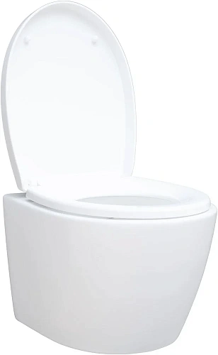 Унитаз подвесной Aquanet ZV-1 белый ZV-1 с сиденьем Унитаз подвесной Aquanet ZV-1 белый ZV-1 с сиденьем