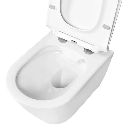 Унитаз подвесной Aquatek АЛЬФА 520 x 370 x 330 мм, тонкое сиденье с механизмом плавного закрывания Унитаз подвесной Aquatek АЛЬФА 520 x 370 x 330 мм, тонкое сиденье с механизмом плавного закрывания