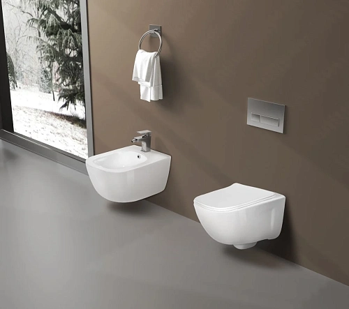 Унитаз подвесной Aquatek ДИВА AQ2012B-00 510x350x360 мм с функцией биде, тонкое сиденье микролифт Унитаз подвесной Aquatek ДИВА AQ2012B-00 510x350x360 мм с функцией биде, тонкое сиденье микролифт