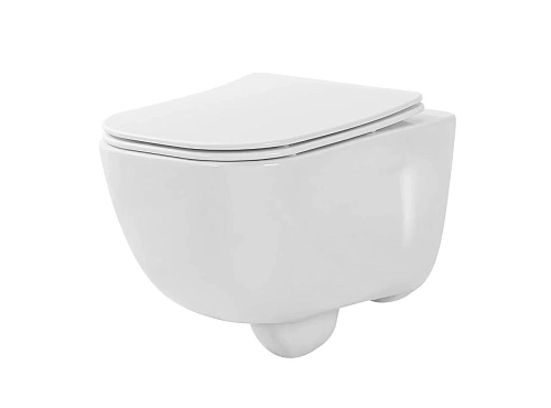 Унитаз подвесной Aquatek ДИВА AQ2012B-00 510x350x360 мм с функцией биде, тонкое сиденье микролифт Унитаз подвесной Aquatek ДИВА AQ2012B-00 510x350x360 мм с функцией биде, тонкое сиденье микролифт