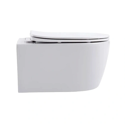 Унитаз подвесной Aquatek ЕВРОПА AQ1106-00 490x360x250 безободковый, тонкое сиденье Soft Close Унитаз подвесной Aquatek ЕВРОПА AQ1106-00 490x360x250 безободковый, тонкое сиденье Soft Close