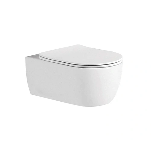 Унитаз подвесной Aquatek ЕВРОПА AQ1106L-00 525x360x260 безободковый, тонкое сиденье Soft Close Унитаз подвесной Aquatek ЕВРОПА AQ1106L-00 525x360x260 безободковый, тонкое сиденье Soft Close