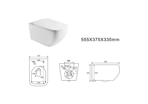 Унитаз подвесной Aquatek МЕДЕЯ AQ1537T-00 с сиденьем микролифт, белый Унитаз подвесной Aquatek МЕДЕЯ AQ1537T-00 с сиденьем микролифт, белый