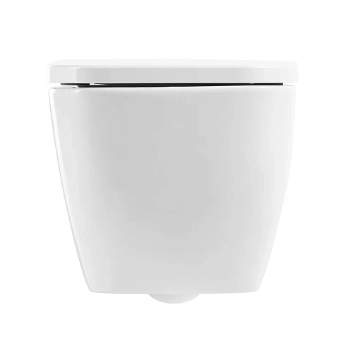 Унитаз подвесной BelBagno ALPINA BB10100CHR/SC безободковый c сиденьем Унитаз подвесной BelBagno ALPINA BB10100CHR/SC безободковый c сиденьем