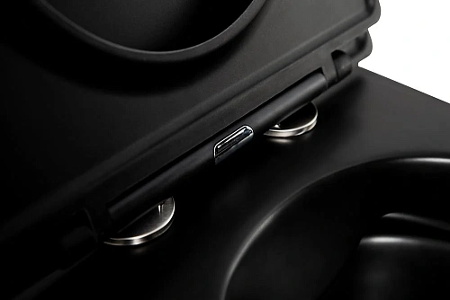 Унитаз подвесной BelBagno COLORATO черный BB062CHR-MB/BB062SC-MB безободковый с сиденьем Унитаз подвесной BelBagno COLORATO черный BB062CHR-MB/BB062SC-MB безободковый с сиденьем