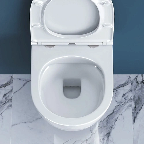 Унитаз подвесной BelBagno SFERA-R BB046CHR/BB870SC безободковый с сиденьем Унитаз подвесной BelBagno SFERA-R BB046CHR/BB870SC безободковый с сиденьем