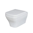 Унитаз подвесной Benefit 203T20001R (535x340x360) белый безободковый с толстой крышкой 203T20001R-202T20001 Унитаз подвесной Benefit 203T20001R (535x340x360) белый безободковый с толстой крышкой 203T20001R-202T20001