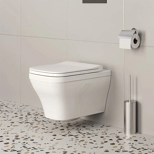 Унитаз подвесной Benefit 203T20001R (535x340x360) белый безободковый с тонкой крышкой 203T20001R-202T20001S Унитаз подвесной Benefit 203T20001R (535x340x360) белый безободковый с тонкой крышкой 203T20001R-202T20001S