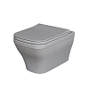 Унитаз подвесной Benefit 203T20301R (535x340x360) серый матовый безободковый с тонкой крышкой 203T20301R-202T20301S Унитаз подвесной Benefit 203T20301R (535x340x360) серый матовый безободковый с тонкой крышкой 203T20301R-202T20301S