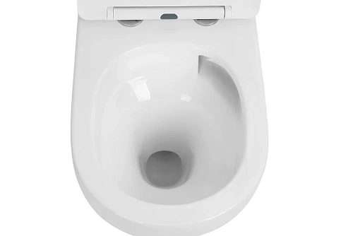 Унитаз подвесной Boheme AVVA 973-SET-W белый глянец c крышкой Унитаз подвесной Boheme AVVA 973-SET-W белый глянец c крышкой