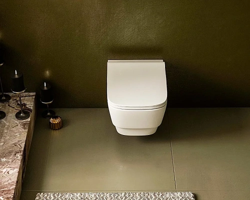 Унитаз подвесной Boheme Bello 971-2-W с функцией биде белый глянец без сиденья Унитаз подвесной Boheme Bello 971-2-W с функцией биде белый глянец без сиденья