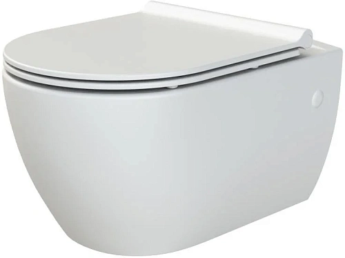 Унитаз подвесной Boheme Bianca белый глянец (без крышки) 963-W Унитаз подвесной Boheme Bianca белый глянец (без крышки) 963-W