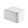 Унитаз подвесной Boheme Mane 970-SET-MW белый матовый c крышкой