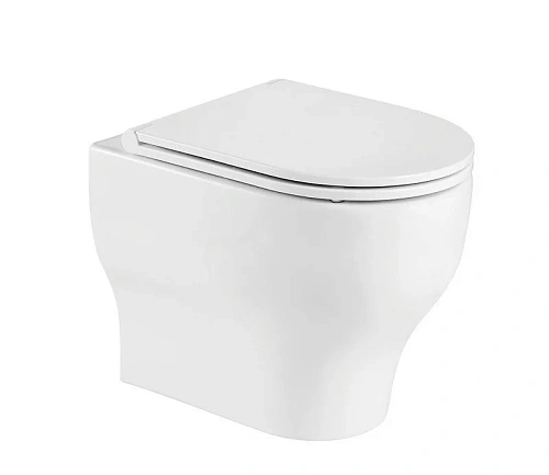 Унитаз подвесной CeramaLux 2199 с сиденьем Унитаз подвесной CeramaLux 2199 с сиденьем