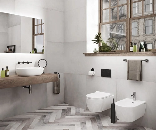 Унитаз подвесной Ceramica Nova Simple CN1301 с ультра-тонким сиденьем SoftClose Унитаз подвесной Ceramica Nova Simple CN1301 с ультра-тонким сиденьем SoftClose