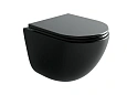Унитаз подвесной Ceramica Nova VOGUE CN4008TMB черный матовый Унитаз подвесной Ceramica Nova VOGUE CN4008TMB черный матовый
