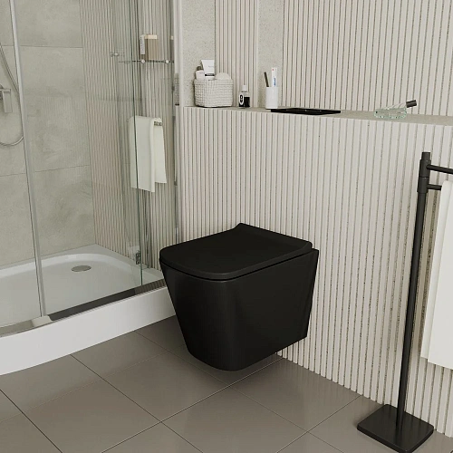 Унитаз подвесной D&K Berlin (DT1436025) безободковый Унитаз подвесной D&K Berlin (DT1436025) безободковый