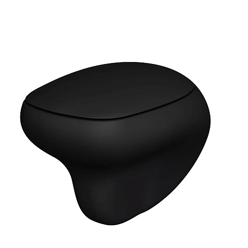 Унитаз подвесной Diamond 123T20201R (530x405x375) матовый черный безободковый с толстой крышкой 123T20201R-122T20201 Унитаз подвесной Diamond 123T20201R (530x405x375) матовый черный безободковый с толстой крышкой 123T20201R-122T20201