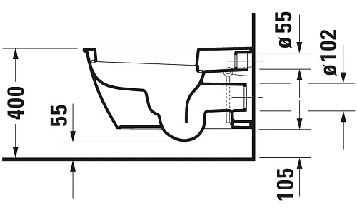 Унитаз подвесной Duravit Darling New 2544590000 Унитаз подвесной Duravit Darling New 2544590000