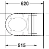 Унитаз подвесной Duravit Starck 2 2533090000 Унитаз подвесной Duravit Starck 2 2533090000