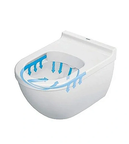 Унитаз подвесной Duravit Starck 3 45270900A1 Rimless, с сиденьем микролифт Унитаз подвесной Duravit Starck 3 45270900A1 Rimless, с сиденьем микролифт