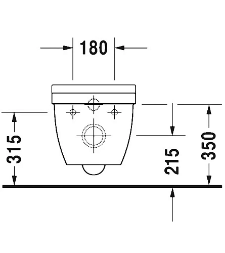 Унитаз подвесной Duravit Starck 3 45270900A1 Rimless, с сиденьем микролифт Унитаз подвесной Duravit Starck 3 45270900A1 Rimless, с сиденьем микролифт