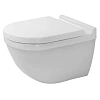 Унитаз подвесной Duravit Starck 3 45270900A1 Rimless, с сиденьем микролифт