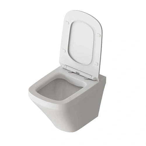 Унитаз подвесной GROSSMAN GR-4440S 540x370x365 белый безободковый с тонкой крышкой Унитаз подвесной GROSSMAN GR-4440S 540x370x365 белый безободковый с тонкой крышкой