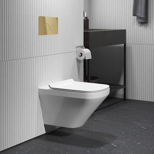 Унитаз подвесной GROSSMAN GR-4440S 540x370x365 белый безободковый с тонкой крышкой Унитаз подвесной GROSSMAN GR-4440S 540x370x365 белый безободковый с тонкой крышкой