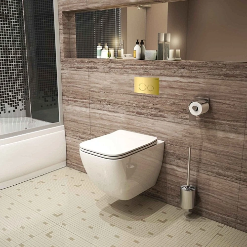 Унитаз подвесной GROSSMAN GR-4447S 530x370x365 безободковый с тонкой крышкой Унитаз подвесной GROSSMAN GR-4447S 530x370x365 безободковый с тонкой крышкой