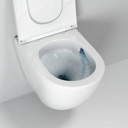 Унитаз подвесной GROSSMAN GR-4455MSQ 490x370x360 белый матовый безободковый с тонкой крышкой Унитаз подвесной GROSSMAN GR-4455MSQ 490x370x360 белый матовый безободковый с тонкой крышкой