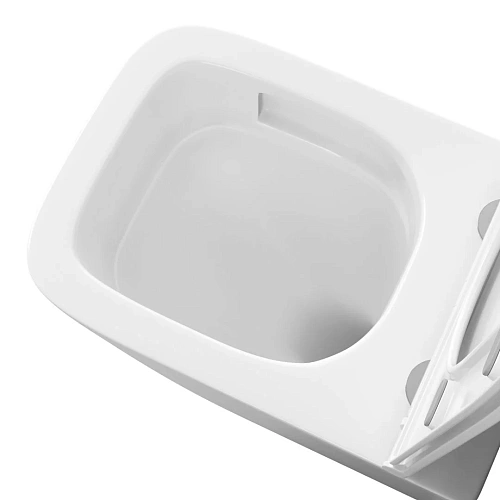 Унитаз подвесной GROSSMAN GR-4479SQC 490x340x385, безободковый, смыв торнадо бесшумный, с сиденьем Унитаз подвесной GROSSMAN GR-4479SQC 490x340x385, безободковый, смыв торнадо бесшумный, с сиденьем