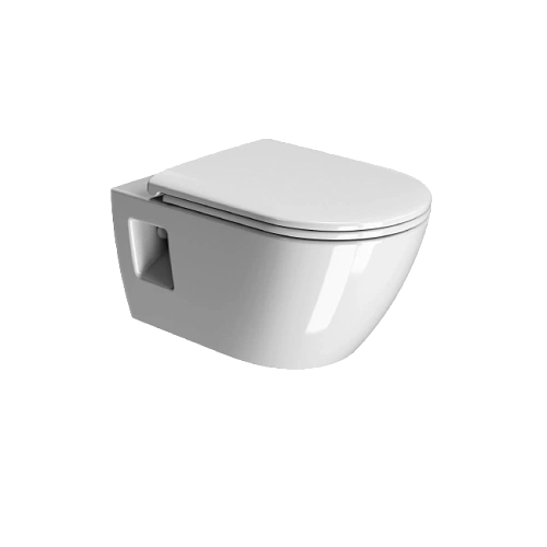 Унитаз подвесной GSI KUBE X безободковый Swirlflush белый (941411) без сиденья Унитаз подвесной GSI KUBE X безободковый Swirlflush белый (941411) без сиденья