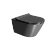 Унитаз подвесной GSI KUBE X безободковый Swirlflush черный матовый (941526) без сиденья Унитаз подвесной GSI KUBE X безободковый Swirlflush черный матовый (941526) без сиденья