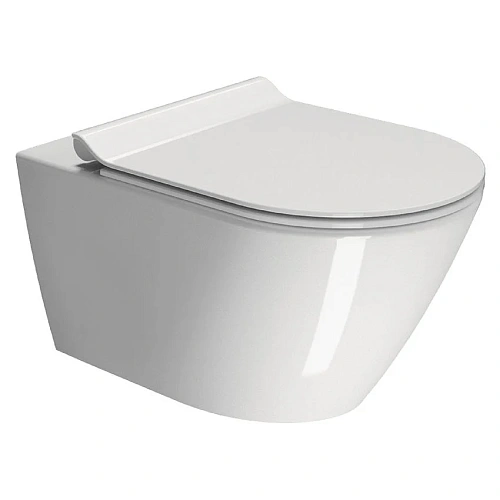 Унитаз подвесной GSI Kube-x 941511 безободковый Унитаз подвесной GSI Kube-x 941511 безободковый