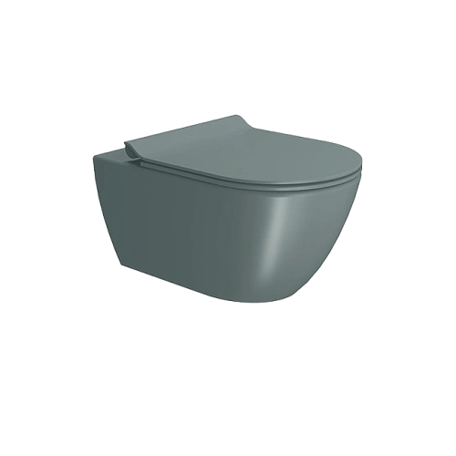 Унитаз подвесной GSI PURA безободковый Swirlflush агава матовый (881504) без сиденья Унитаз подвесной GSI PURA безободковый Swirlflush агава матовый (881504) без сиденья