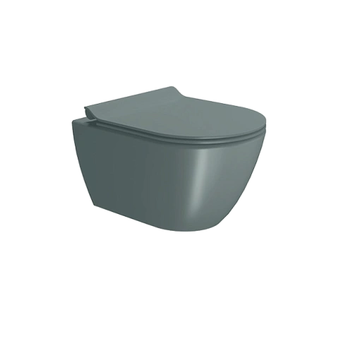 Унитаз подвесной GSI PURA безободковый Swirlflush агава матовый (881604) без сиденья Унитаз подвесной GSI PURA безободковый Swirlflush агава матовый (881604) без сиденья