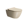Унитаз подвесной GSI PURA безободковый Swirlflush бежевый матовый (881508) без сиденья Унитаз подвесной GSI PURA безободковый Swirlflush бежевый матовый (881508) без сиденья